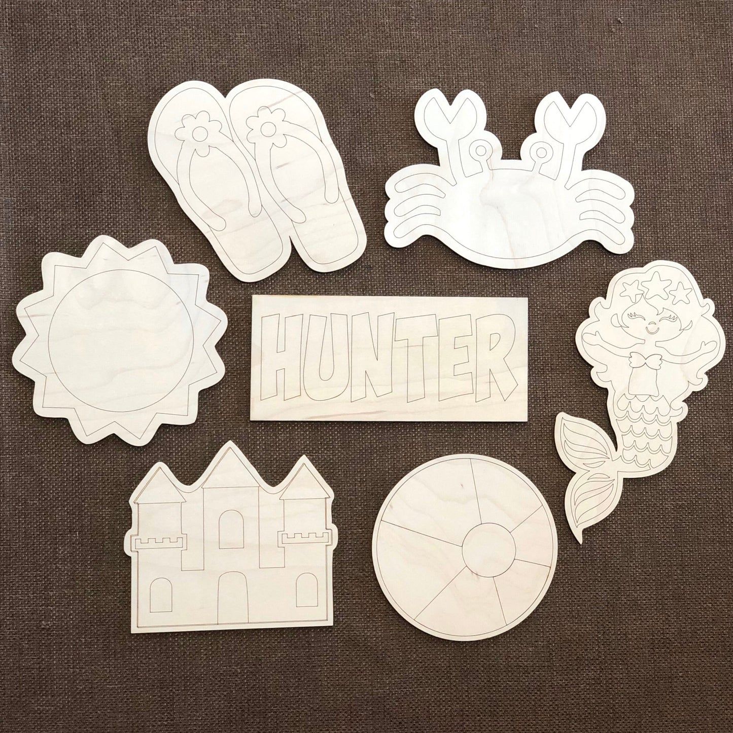 Beach Theme Painting Blanks