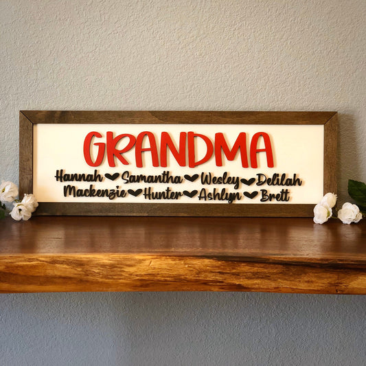 Grandma Name Sign