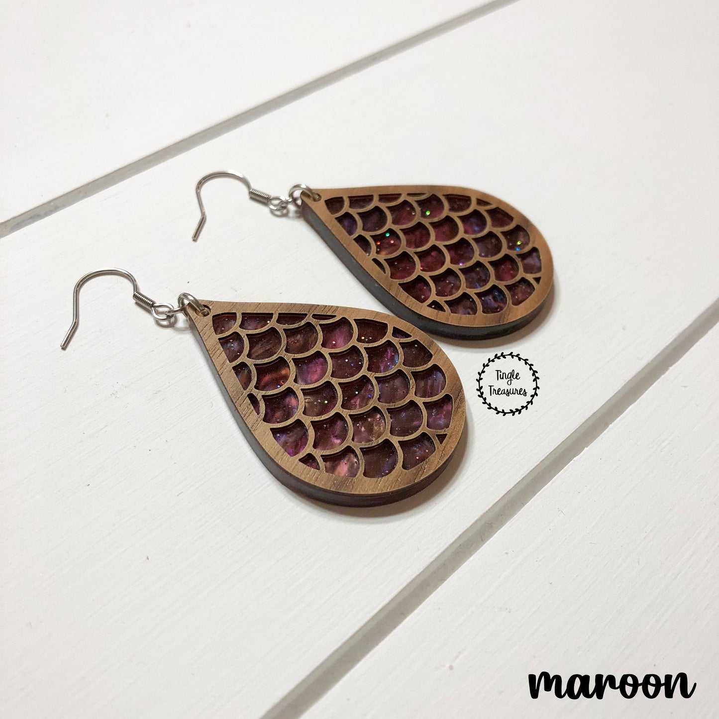 Mermaid Scales Earrings