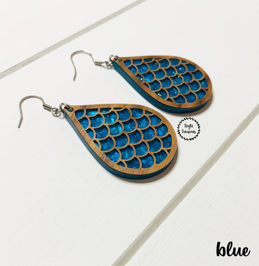 Mermaid Scales Earrings