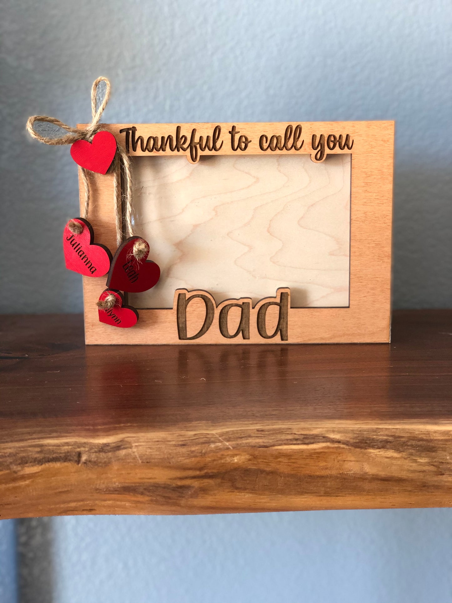 Thankful to Call You Dad Photo Frame