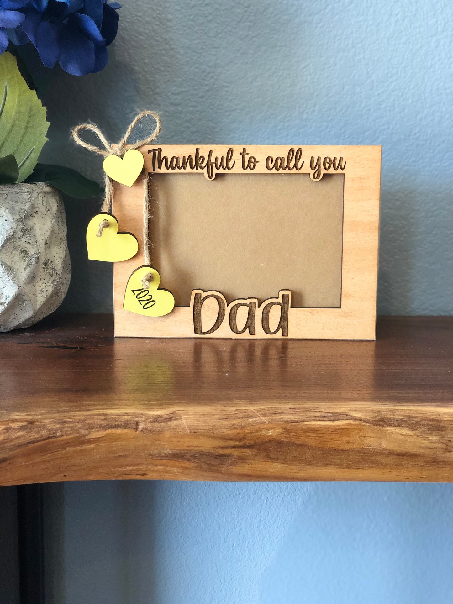 Thankful to Call You Dad Photo Frame