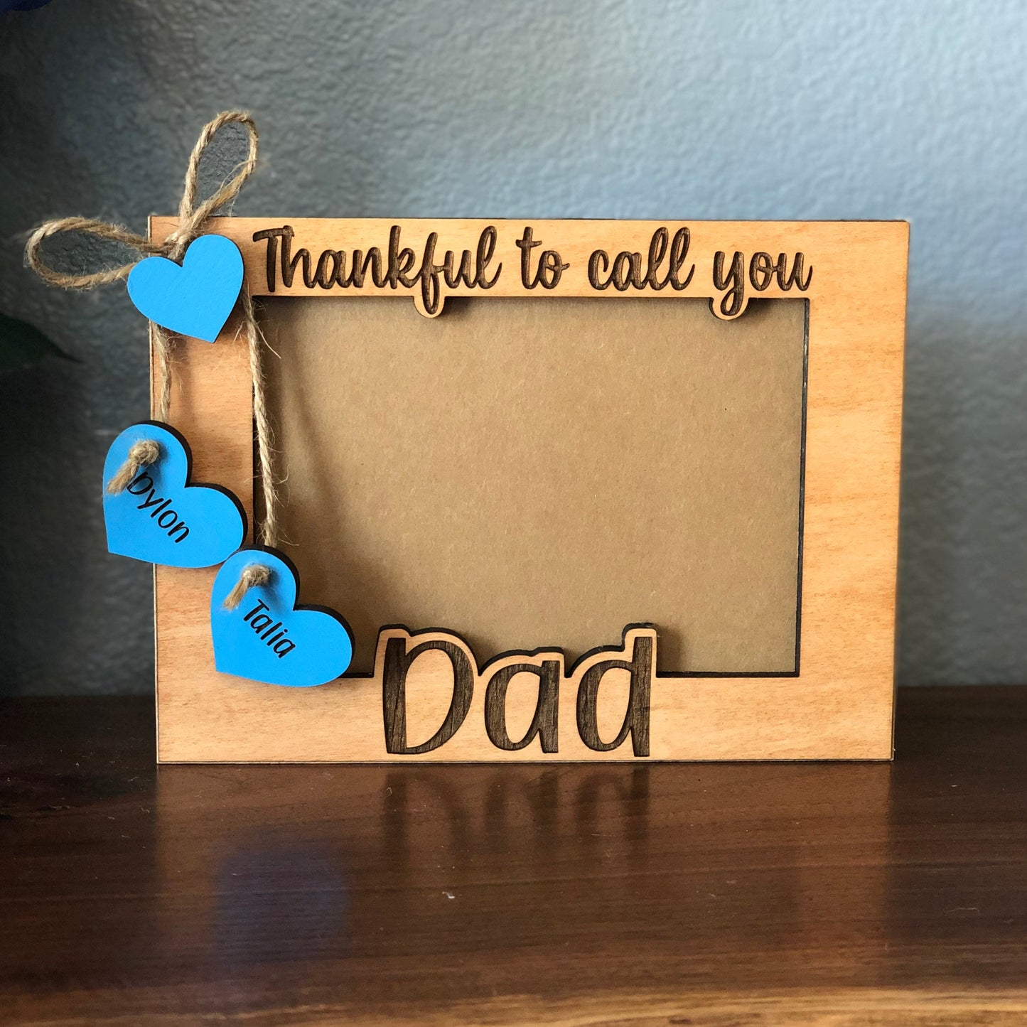 Thankful to Call You Dad Photo Frame